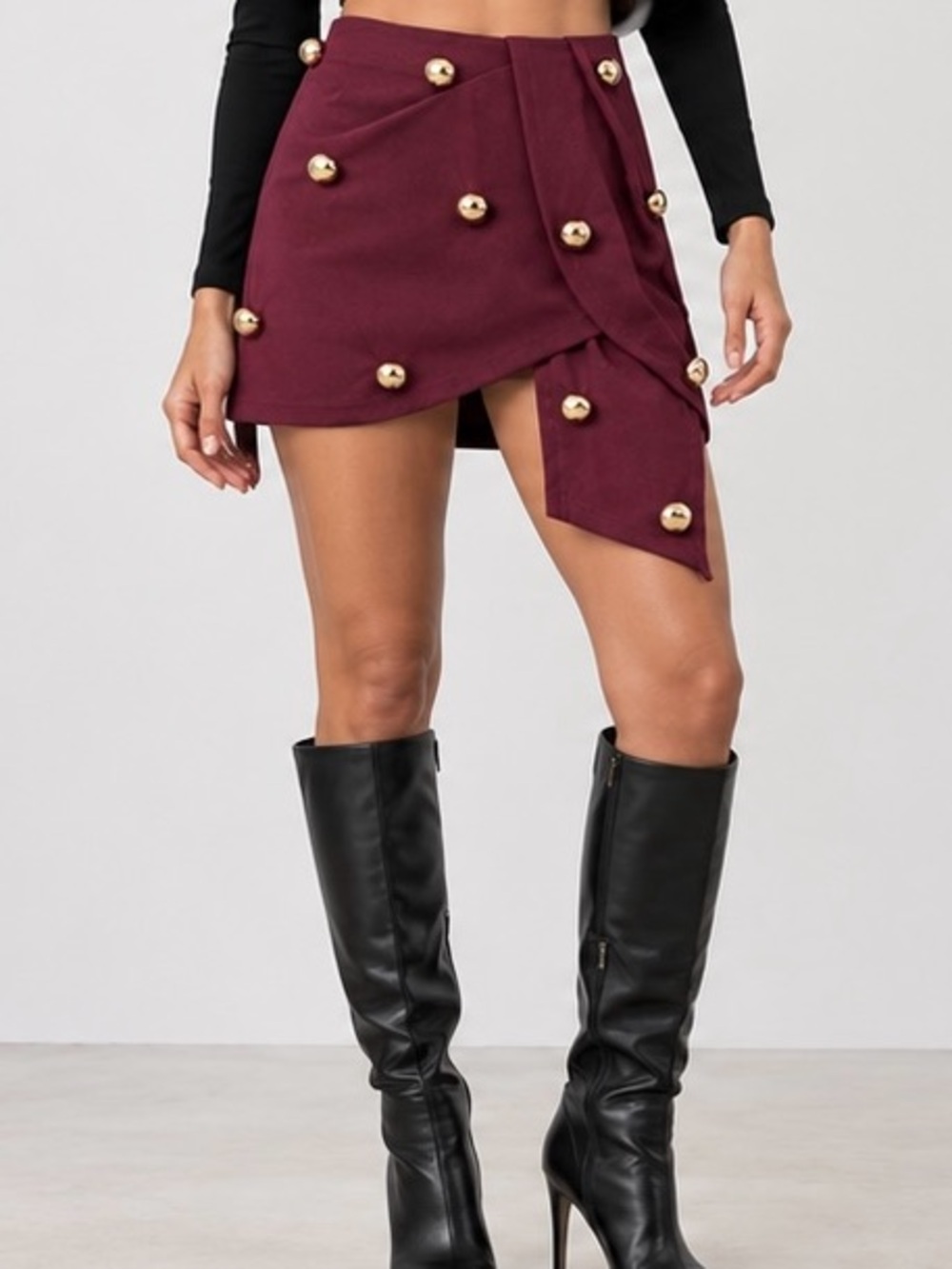 Asymmetrical Mini Skirt